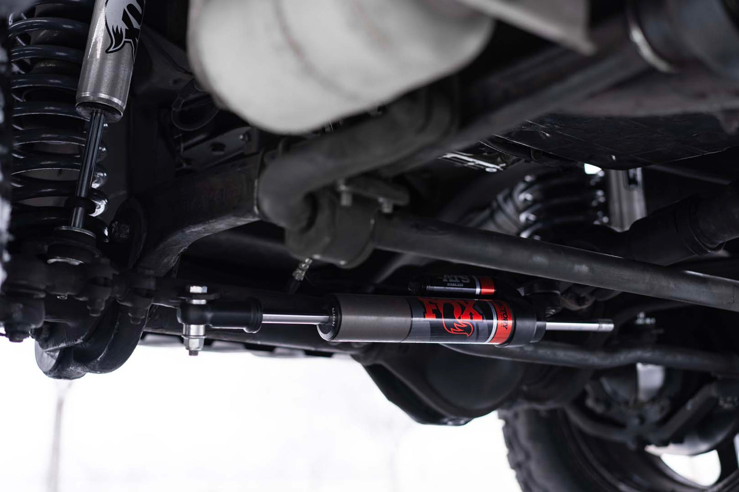 FOX ATS Steering Damper w/ Custom Clean Mount Bracket