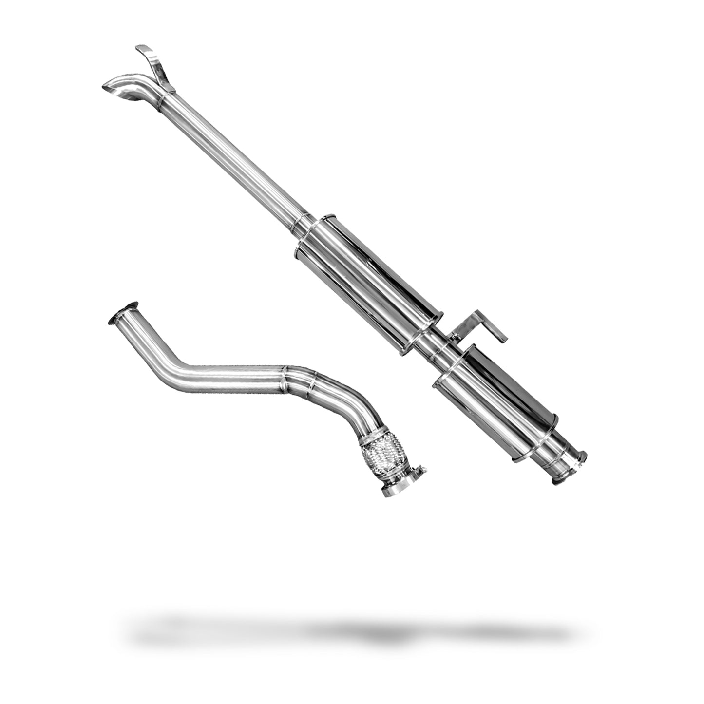 Custom 3" Stainless Steel Exhaust — OM606 G300d (1996–1998)